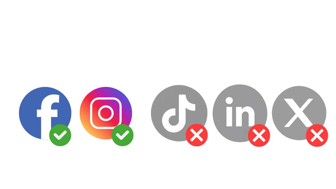 actual social media platforms